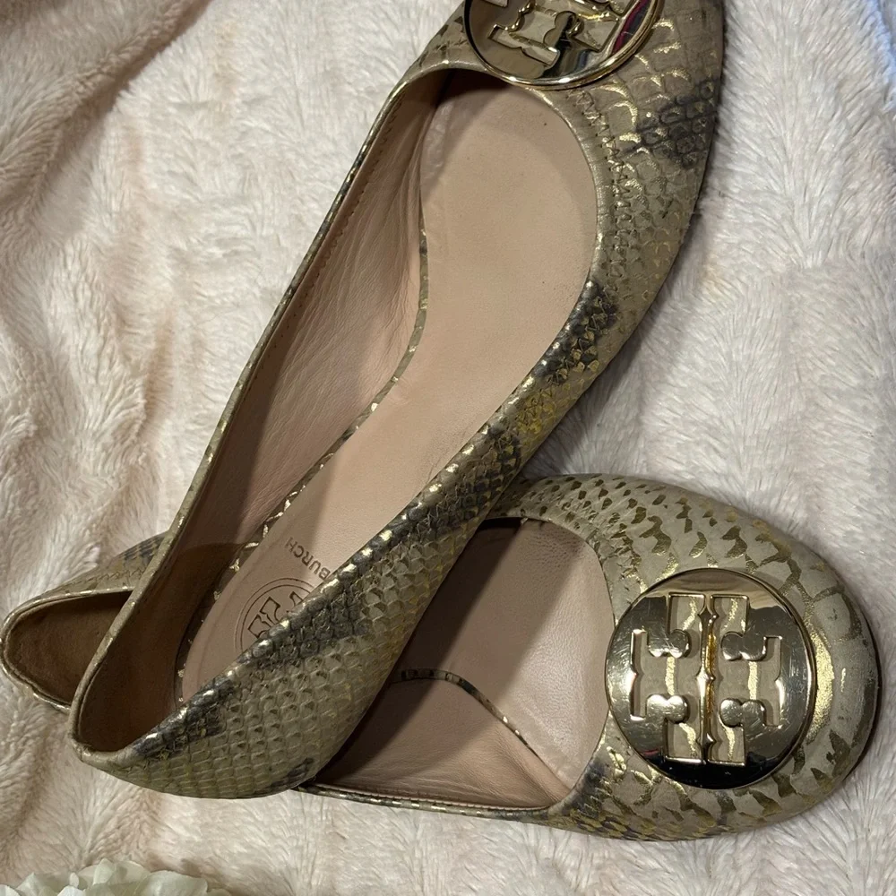 Tory Burch chic metallic